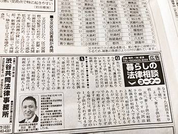 朝日新聞広告